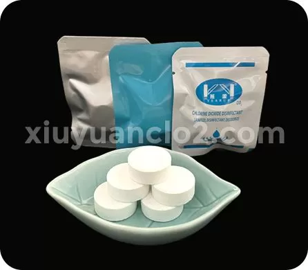 ClO2 effervescent tablet