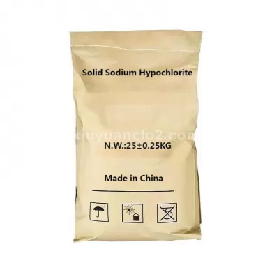 Solid Sodium Hypochlorite